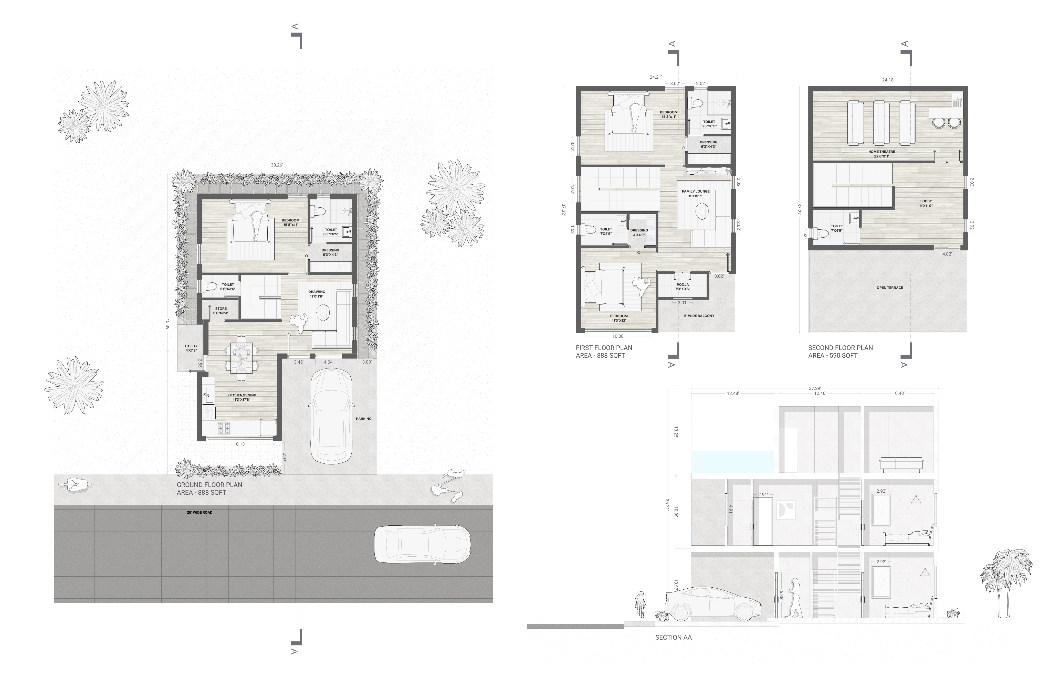 Type A — East Facing